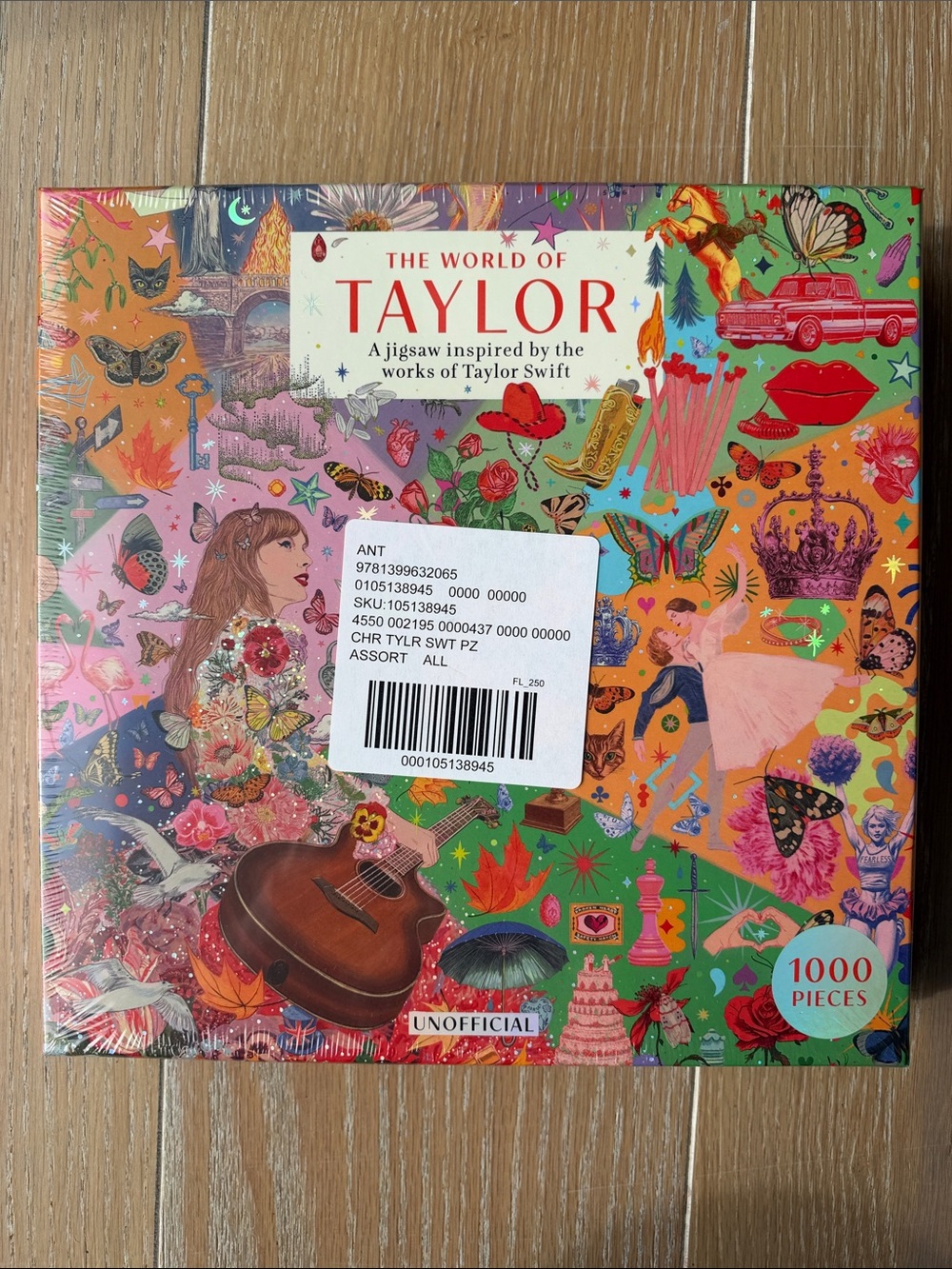 Taylor Multicolor Illustrated Music & Icons Jigsaw Puzzle